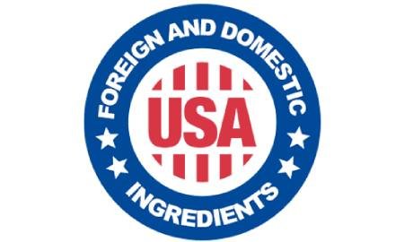 Made in USA badge for Spartamax men's vitality supplement